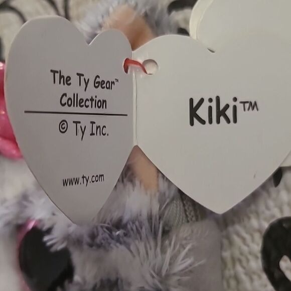 Ty Gear Cat Plush Purse with Pink Bow - Picture 3 of 7